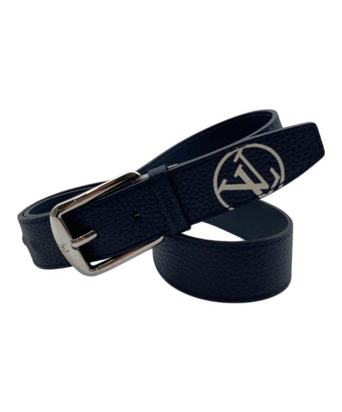 LOUIS VUITTON（ルイ ヴィトン）LOUIS VUITTON (ルイ ヴィトン) ベルト/LVサークル/サンチュールヴォワヤージュ ネイビー サイズ:100/40の古着・服飾アイテム