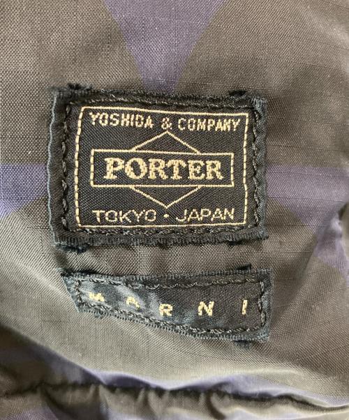 PORTER（ポーター）PORTER (ポーター) MARNI (マルニ) 2WAYショルダーバッグ ネイビーの古着・服飾アイテム