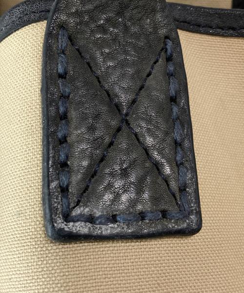 VISVIM（ビズビム）VISVIM (ビズビム) レザーハンドルトートバッグ ベージュの古着・服飾アイテム