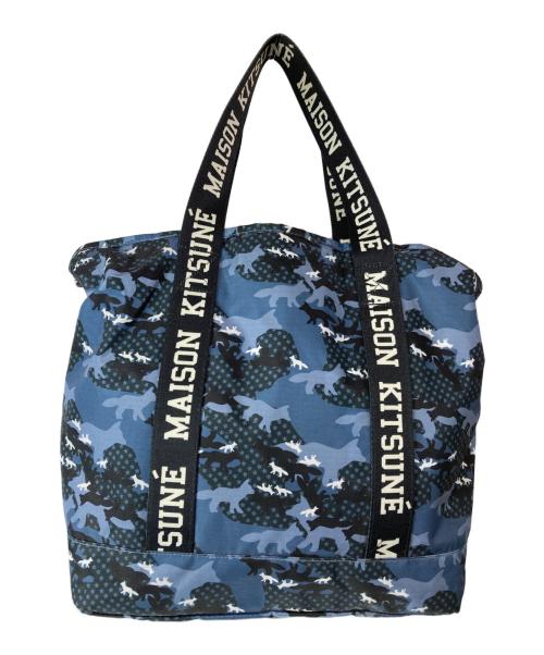 EASTPAK（イーストパック）EASTPAK (イーストパック) SOPH. (ソフ) カモトートバッグ ネイビーの古着・服飾アイテム