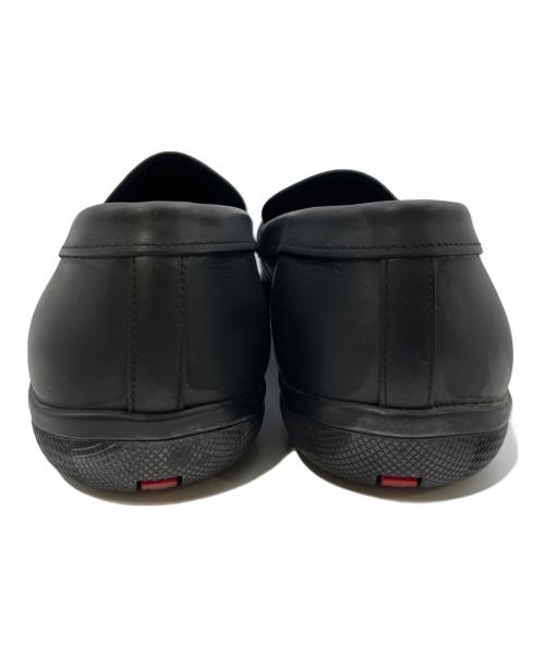 PRADA SPORTS（プラダスポーツ）PRADA SPORTS (プラダスポーツ) レザーペニーローファー ブラック サイズ:8 1/2の古着・服飾アイテム