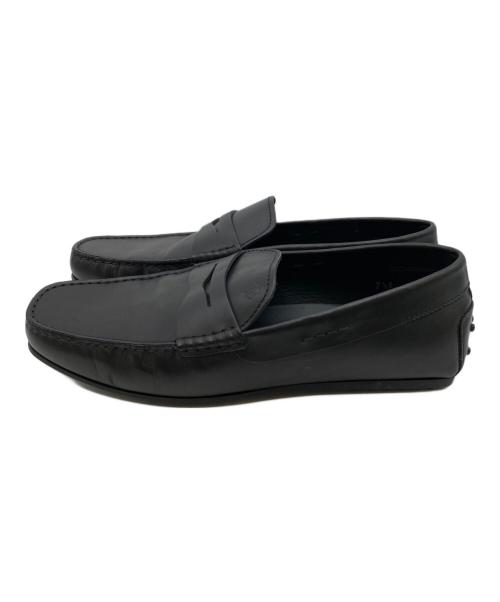 TOD'S（トッズ）TOD'S (トッズ) ドライビングローファー ブラック サイズ:7 1/2の古着・服飾アイテム