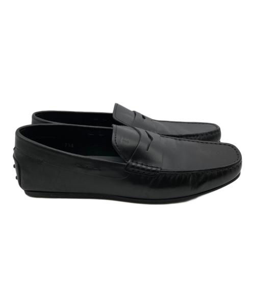 TOD'S（トッズ）TOD'S (トッズ) ドライビングローファー ブラック サイズ:7 1/2の古着・服飾アイテム