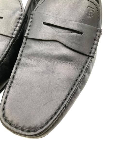 TOD'S（トッズ）TOD'S (トッズ) ドライビングローファー ブラック サイズ:7 1/2の古着・服飾アイテム
