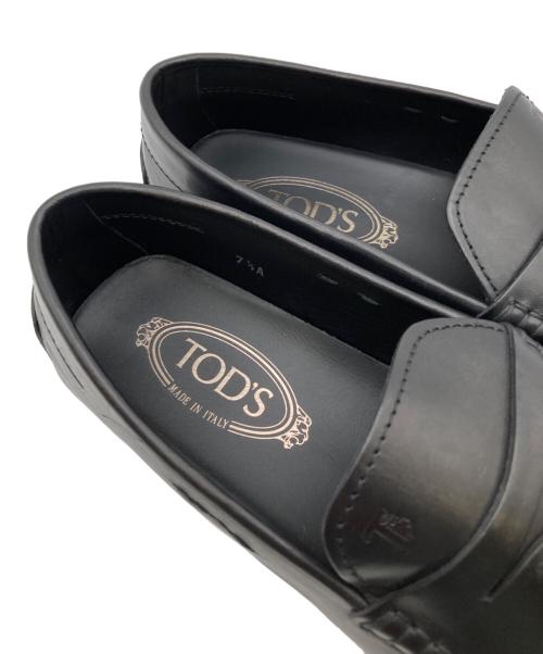 TOD'S（トッズ）TOD'S (トッズ) ドライビングローファー ブラック サイズ:7 1/2の古着・服飾アイテム