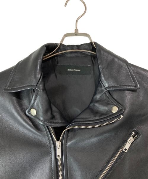 JOURNAL STANDARD（ジャーナルスタンダード）JOURNAL STANDARD (ジャーナルスタンダード) ダブルライダースジャケット ブラック サイズ:Ⅿの古着・服飾アイテム