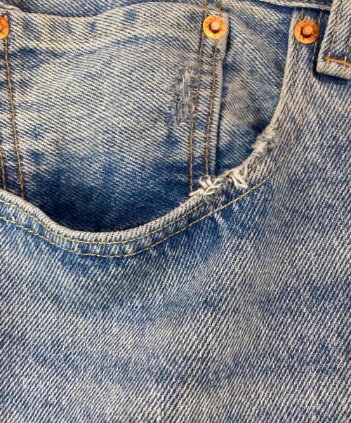 LEVI'S（リーバイス）LEVI'S (リーバイス) 501パッチワークデニムパンツ ブルー サイズ:W38×L32の古着・服飾アイテム