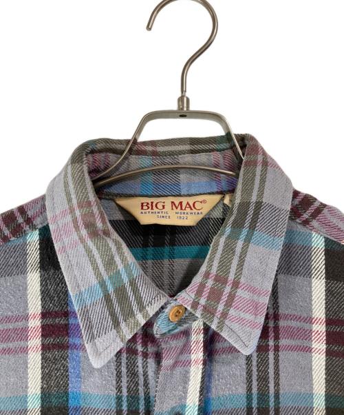 big mac（ビッグマック）big mac (ビッグマック) ヘビネルシャツ グレー サイズ:XLの古着・服飾アイテム