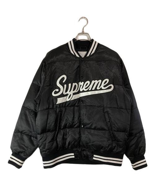 SUPREME（シュプリーム）SUPREME (シュプリーム) Script Varsity Puffy Jacket ブラック サイズ:SIZE Mの古着・服飾アイテム