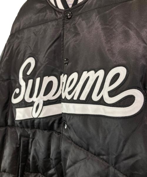 SUPREME（シュプリーム）SUPREME (シュプリーム) Script Varsity Puffy Jacket ブラック サイズ:SIZE Mの古着・服飾アイテム