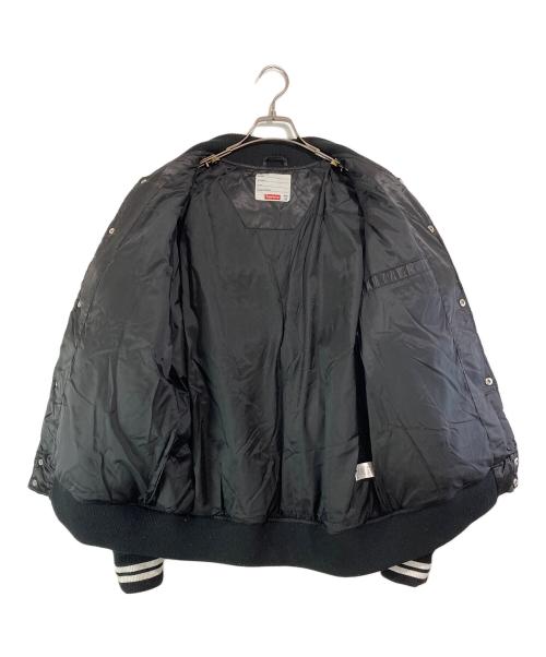 SUPREME（シュプリーム）SUPREME (シュプリーム) Script Varsity Puffy Jacket ブラック サイズ:SIZE Mの古着・服飾アイテム