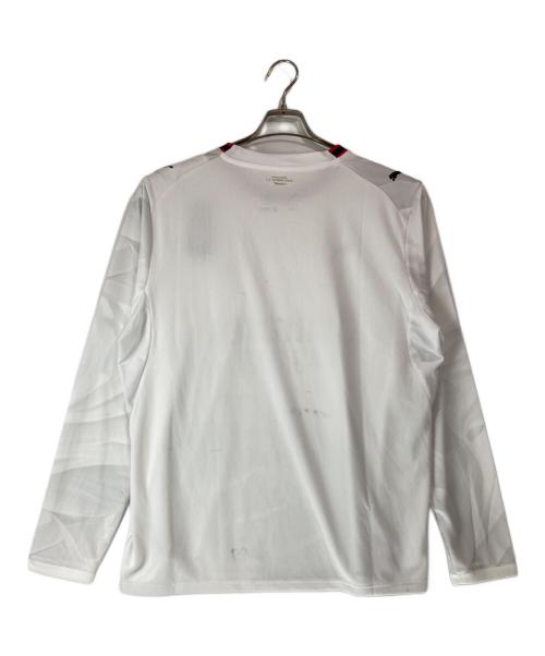 PUMA（プーマ）PUMA (プーマ) ACミラン 26/27 アウェイ レプリカ ユニフォーム 長袖 ホワイト サイズ:XLの古着・服飾アイテム