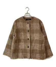 JOURNAL STANDARD（ジャーナルスタンダード）の古着「ループヤーンブルゾン」｜ブラウン