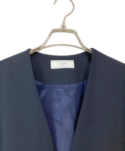 SLOBE IENA（スローブ イエナ）SLOBE IENA (スローブ イエナ) Vネックプルオーバージャケット ネイビー サイズ:FREEの古着・服飾アイテム