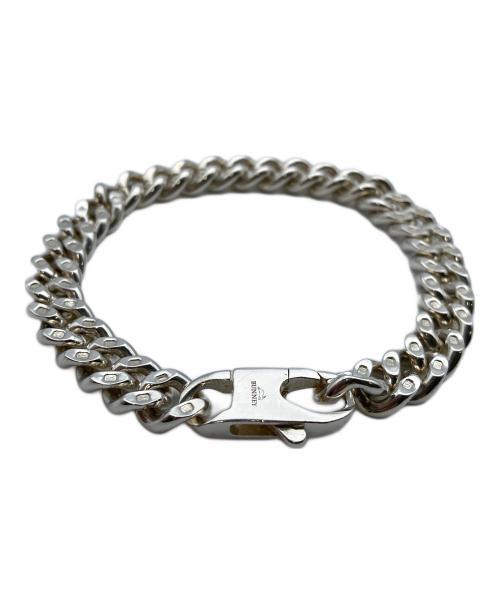 BUNNEY（バニー）BUNNEY (バニー) Curb Change Bracelet Thin シルバーの古着・服飾アイテム