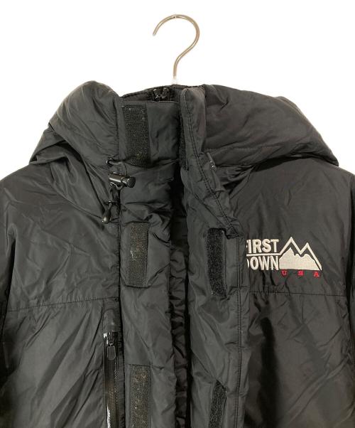 FIRST DOWN（ファーストダウン）FIRST DOWN (ファーストダウン) ダウンジャケット ブラック サイズ:Ｍの古着・服飾アイテム