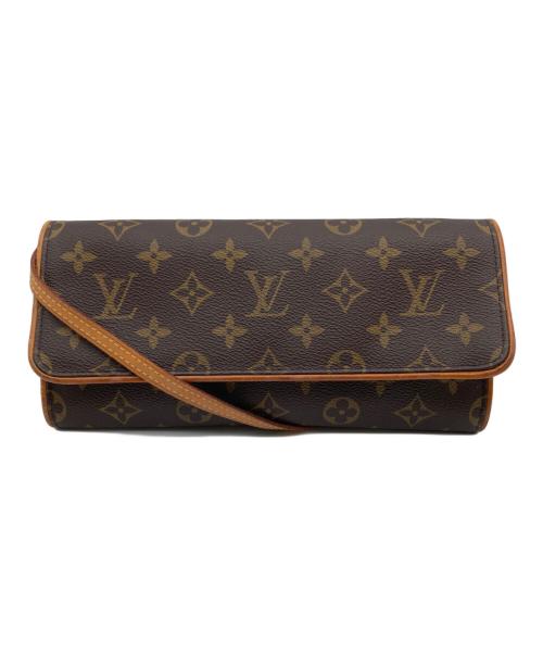 LOUIS VUITTON（ルイ ヴィトン）LOUIS VUITTON (ルイ ヴィトン) ポシェットツインGM ブラウンの古着・服飾アイテム