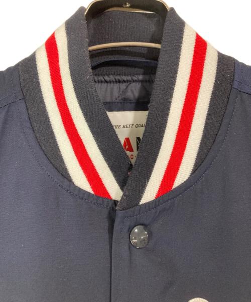 VAN JAC（ヴァン・ヂャケット）VAN JAC (ヴァン・ヂャケット) ベースボールジャンパー ネイビー サイズ:Mの古着・服飾アイテム