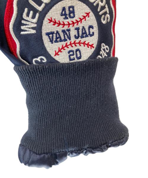 VAN JAC（ヴァン・ヂャケット）VAN JAC (ヴァン・ヂャケット) ベースボールジャンパー ネイビー サイズ:Mの古着・服飾アイテム