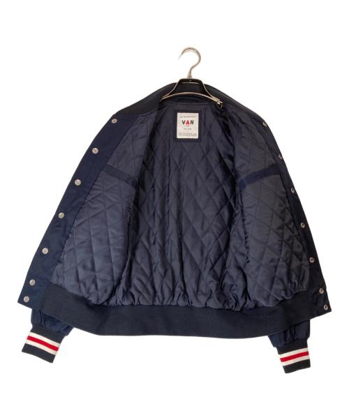 VAN JAC（ヴァン・ヂャケット）VAN JAC (ヴァン・ヂャケット) ベースボールジャンパー ネイビー サイズ:Mの古着・服飾アイテム