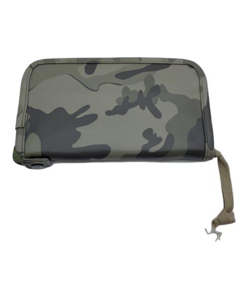 LUGGAGE LABEL（ラゲッジ レーベル）LUGGAGE LABEL (ラゲッジ レーベル) SOPHNET. (ソフネット) カモ柄長財布 グリーンの古着・服飾アイテム