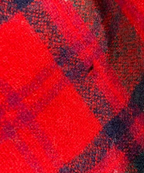 PENDLETON（ペンドルトン）PENDLETON (ペンドルトン) オープンカラーウールボードシャツ レッド サイズ:Ｌ　の古着・服飾アイテム