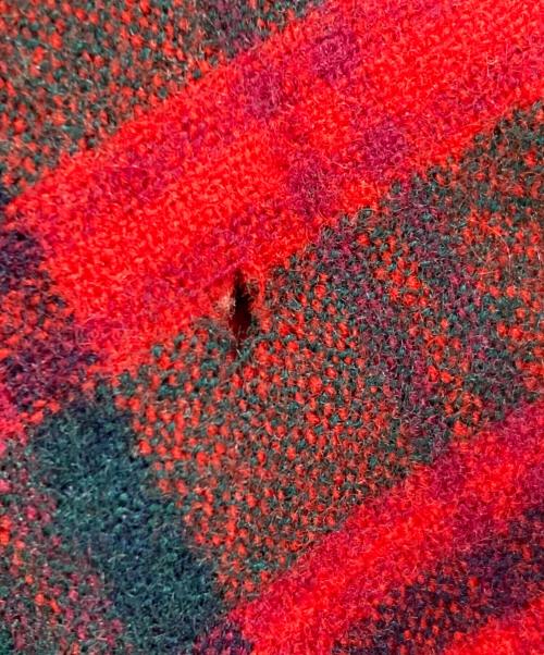 PENDLETON（ペンドルトン）PENDLETON (ペンドルトン) オープンカラーウールボードシャツ レッド サイズ:Ｌ　の古着・服飾アイテム