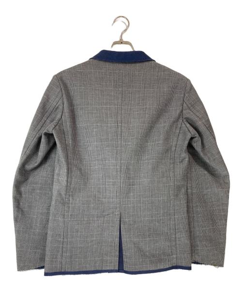 sacai（サカイ）sacai (サカイ) カットオフ3Bジャケット グレー サイズ:1の古着・服飾アイテム