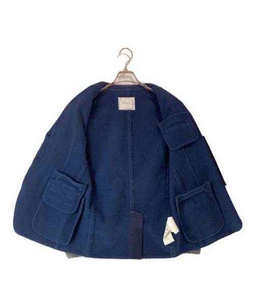 sacai（サカイ）sacai (サカイ) カットオフ3Bジャケット グレー サイズ:1の古着・服飾アイテム