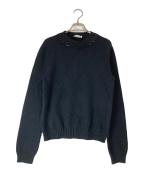 VALENTINOヴァレンティノ）の古着「カシミヤスタッズニット」｜ブラック
