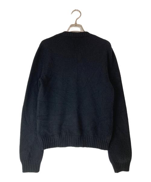 VALENTINO（ヴァレンティノ）VALENTINO (ヴァレンティノ) カシミヤスタッズニット ブラック サイズ:XSの古着・服飾アイテム