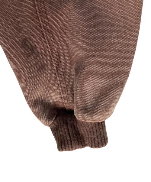 9090（9090）9090 (9090) King Logo Vintage Hooded Work Jacket/キングロゴヴィンテージフーデッドワークジャケット ブラウン サイズ:Lの古着・服飾アイテム