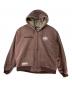 9090（9090）の古着「King Logo Vintage Hooded Work Jacket/キングロゴヴィンテージフーデッドワークジャケット」｜ブラウン