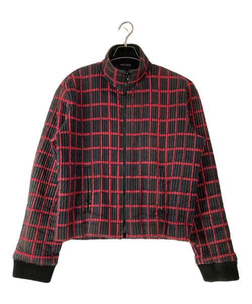 agnes b homme（アニエスベーオム）agnes b homme (アニエスベーオム) OLD フランス製 ジップアップジャケット ブラック×レッド サイズ:SIZE 34の古着・服飾アイテム