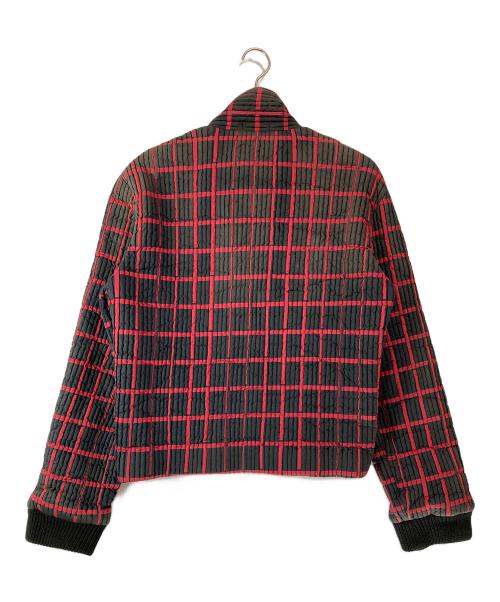 agnes b homme（アニエスベーオム）agnes b homme (アニエスベーオム) OLD フランス製 ジップアップジャケット ブラック×レッド サイズ:SIZE 34の古着・服飾アイテム
