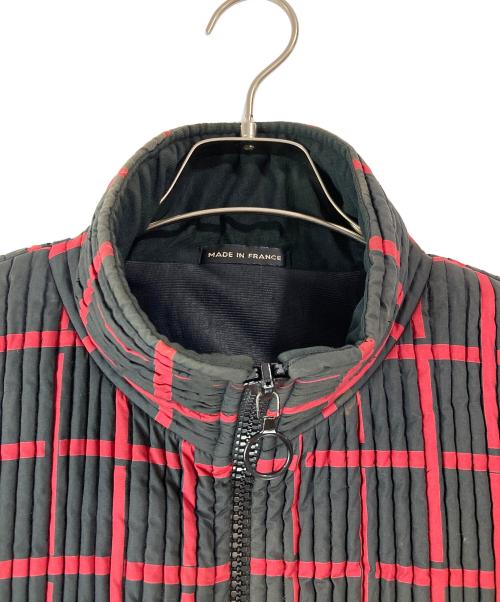 agnes b homme（アニエスベーオム）agnes b homme (アニエスベーオム) OLD フランス製 ジップアップジャケット ブラック×レッド サイズ:SIZE 34の古着・服飾アイテム