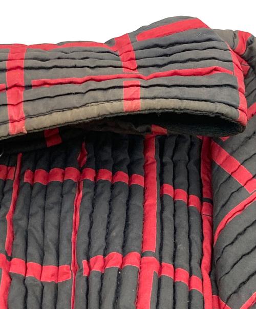 agnes b homme（アニエスベーオム）agnes b homme (アニエスベーオム) OLD フランス製 ジップアップジャケット ブラック×レッド サイズ:SIZE 34の古着・服飾アイテム