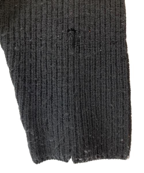 Jean Paul Gaultier homme（ジャンポールゴルチェオム）Jean Paul Gaultier homme (ジャンポールゴルチェオム) 総柄タートルネックニット ブラック サイズ:48の古着・服飾アイテム