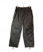 stussyステューシー）の古着「NYCO Over Trousers/カーゴパンツ」｜グレー