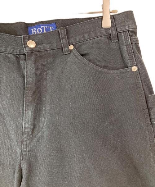 BoTT（ボット）BoTT (ボット) Canvas Work Pant ブラック サイズ:SIZE 28の古着・服飾アイテム