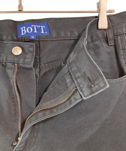 BoTT（ボット）BoTT (ボット) Canvas Work Pant ブラック サイズ:SIZE 28の古着・服飾アイテム