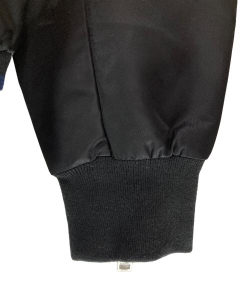 DIESEL（ディーゼル）DIESEL (ディーゼル) デニムコンビMA-1ジャケット ブラック サイズ:Lの古着・服飾アイテム