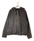 stussyステューシー）の古着「DENIM WORK JACKET/デニムワークジャケット」｜ブラック