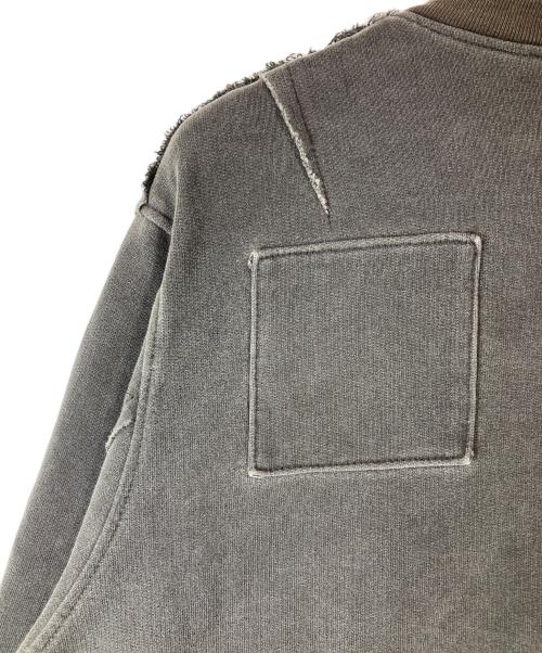 UNDERCOVERISM（アンダーカバーイズム）UNDERCOVERISM (アンダーカバーイズム) 裁断加工スウェットブルゾン ブラック サイズ:Mの古着・服飾アイテム