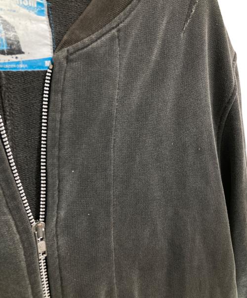 UNDERCOVERISM（アンダーカバーイズム）UNDERCOVERISM (アンダーカバーイズム) 裁断加工スウェットブルゾン ブラック サイズ:Mの古着・服飾アイテム