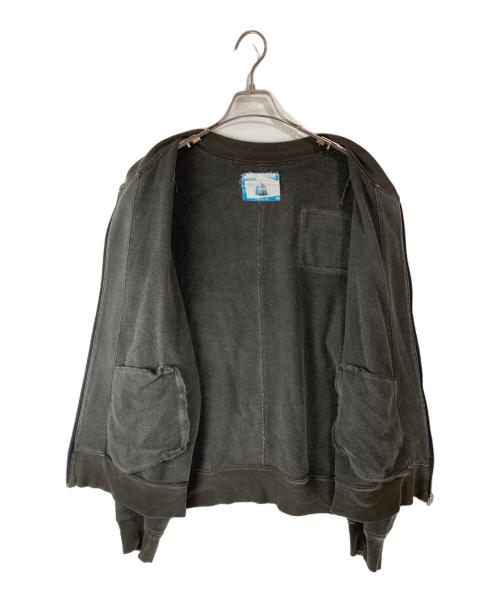 UNDERCOVERISM（アンダーカバーイズム）UNDERCOVERISM (アンダーカバーイズム) 裁断加工スウェットブルゾン ブラック サイズ:Mの古着・服飾アイテム