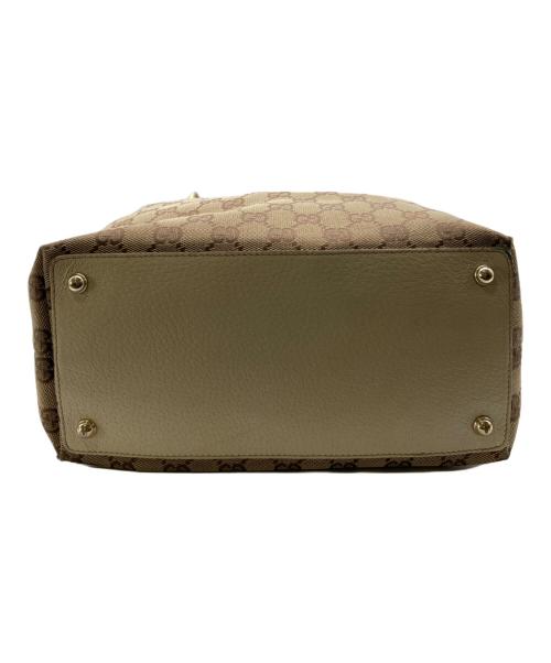 GUCCI（グッチ）GUCCI (グッチ) GGキャンバス トートバッグ ベージュの古着・服飾アイテム