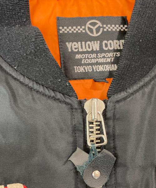 YELLO CORN（イエローコーン）YELLO CORN (イエローコーン) MA-1 フライトジャケット ブラック サイズ:Lの古着・服飾アイテム