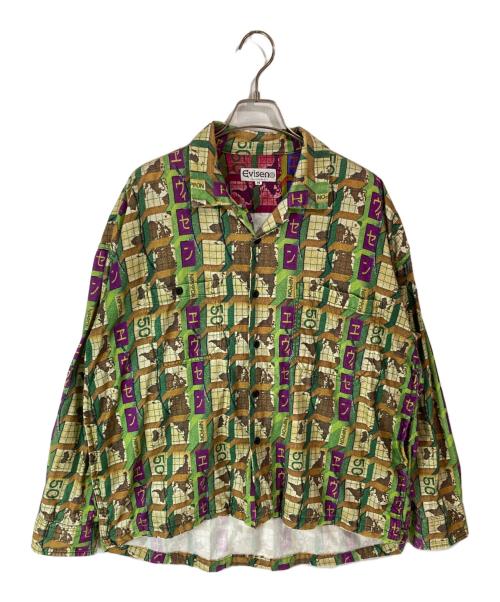 EVISEN（エビセン）EVISEN (エビセン) STUDIOUS別注 WORLD HALL PE SHIRT マルチカラー サイズ:Mの古着・服飾アイテム