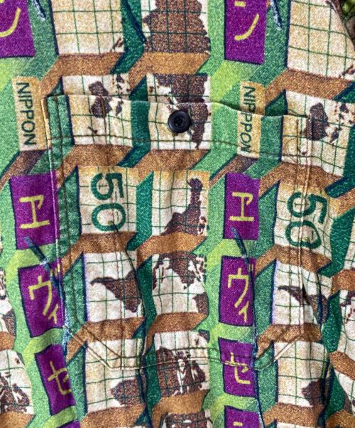 EVISEN（エビセン）EVISEN (エビセン) STUDIOUS別注 WORLD HALL PE SHIRT マルチカラー サイズ:Mの古着・服飾アイテム